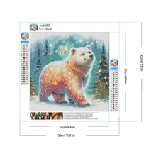 Load image into Gallery viewer, Polar Bear 30*30CM(Canvas) Full Round Drill Diamond Painting
