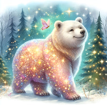 Load image into Gallery viewer, Polar Bear 30*30CM(Canvas) Full Round Drill Diamond Painting
