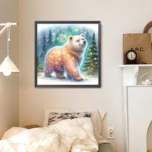 Load image into Gallery viewer, Polar Bear 30*30CM(Canvas) Full Round Drill Diamond Painting
