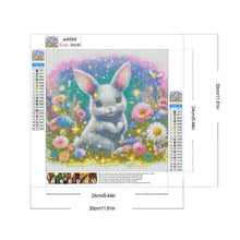 Load image into Gallery viewer, Rabbit 30*30CM(Canvas) Full Round Drill Diamond Painting
