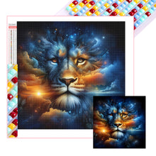 Load image into Gallery viewer, Starry Sky Lion Head 40*40CM(Picture) Full Square Drill Diamond Painting
