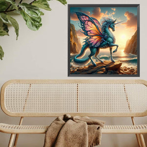 Unicorn Mythical Beast 40*40CM(Picture) Full Square Drill Diamond Painting