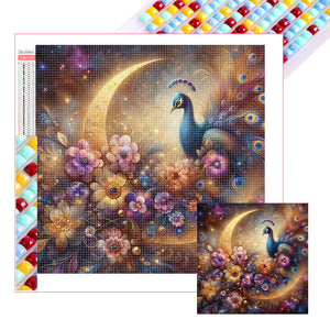 Fantasy Peacock 40*40CM(Picture) Full Square Drill Diamond Painting