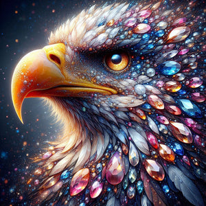 Jewel Eagle 30*30CM(Canvas) Full Round Drill Diamond Painting