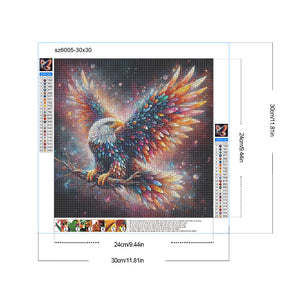 Jewel Eagle 30*30CM(Canvas) Full Round Drill Diamond Painting