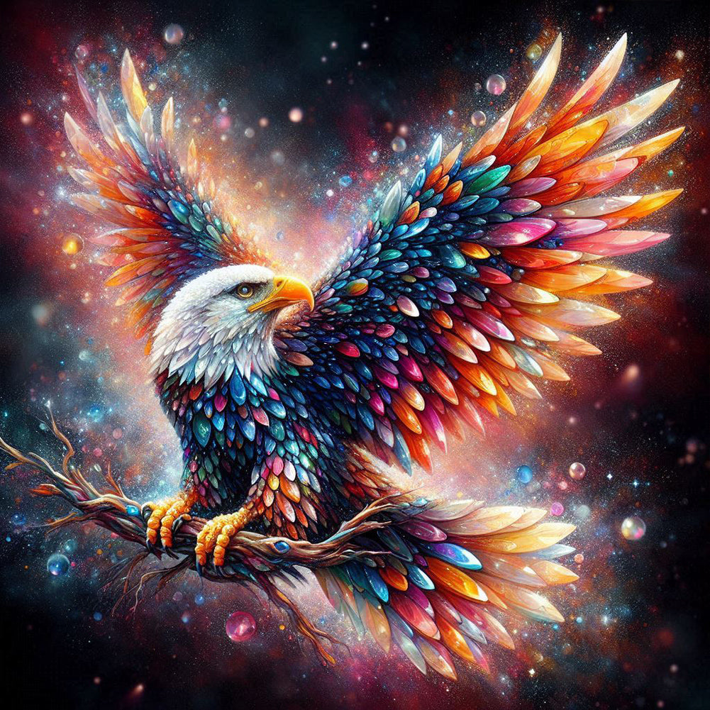 Jewel Eagle 30*30CM(Canvas) Full Round Drill Diamond Painting