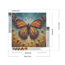 Load image into Gallery viewer, Butterfly 30*30CM(Canvas) Full Round Drill Diamond Painting
