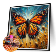 Load image into Gallery viewer, Butterfly 30*30CM(Canvas) Full Round Drill Diamond Painting
