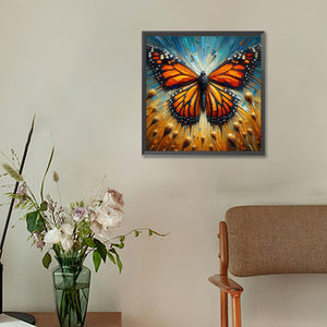 Butterfly 30*30CM(Canvas) Full Round Drill Diamond Painting