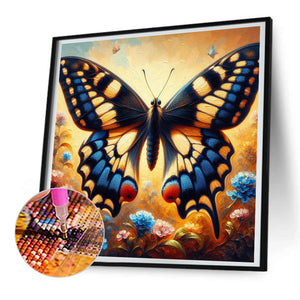 Butterfly 30*30CM(Canvas) Full Round Drill Diamond Painting