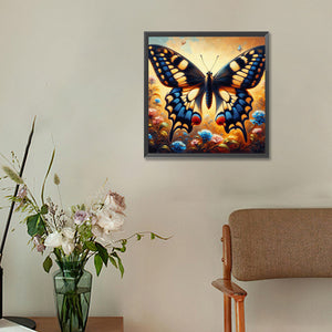 Butterfly 30*30CM(Canvas) Full Round Drill Diamond Painting