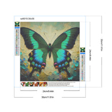 Load image into Gallery viewer, Butterfly 30*30CM(Canvas) Full Round Drill Diamond Painting
