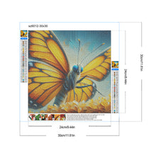 Load image into Gallery viewer, Butterfly 30*30CM(Canvas) Full Round Drill Diamond Painting
