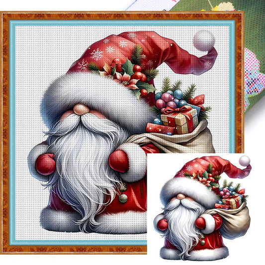 Christmas Dryad - Full 11CT Stamped Cross Stitch 40x40CM - Yishu
