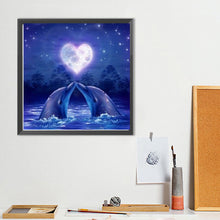 Load image into Gallery viewer, Love Dolphin 40*40CM(Canvas) Full Round Drill Diamond Painting
