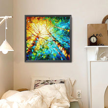 Load image into Gallery viewer, Glass Painting Tree 30*30CM(Canvas) Full Round Drill Diamond Painting
