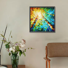 Load image into Gallery viewer, Glass Painting Tree 30*30CM(Canvas) Full Round Drill Diamond Painting
