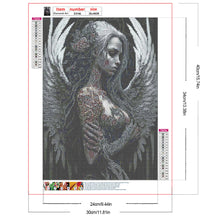 Load image into Gallery viewer, Dark Angel 30*40CM(Canvas) Full Round Drill Diamond Painting
