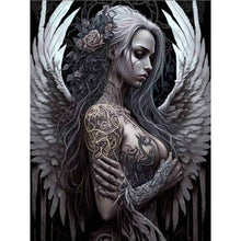 Load image into Gallery viewer, Dark Angel 30*40CM(Canvas) Full Round Drill Diamond Painting
