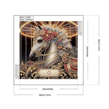 Load image into Gallery viewer, Metal Unicorn 30*30CM(Canvas) Partial Special Shaped Drill Diamond Painting
