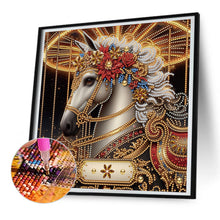 Load image into Gallery viewer, Metal Unicorn 30*30CM(Canvas) Partial Special Shaped Drill Diamond Painting
