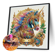 Load image into Gallery viewer, Metal Unicorn 30*30CM(Canvas) Partial Special Shaped Drill Diamond Painting
