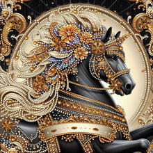 Load image into Gallery viewer, Metal Unicorn 30*30CM(Canvas) Partial Special Shaped Drill Diamond Painting
