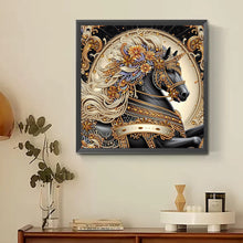 Load image into Gallery viewer, Metal Unicorn 30*30CM(Canvas) Partial Special Shaped Drill Diamond Painting
