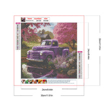 Load image into Gallery viewer, Village Classic Car Scenery 30*30CM(Canvas) Full Round Drill Diamond Painting
