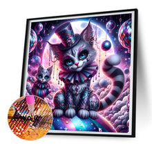 Load image into Gallery viewer, Dark Planet Cats 30*30CM(Canvas) Full Round Drill Diamond Painting
