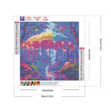 Load image into Gallery viewer, Colorful Umbrellas In The Forest 30*30CM(Canvas) Full Round Drill Diamond Painting
