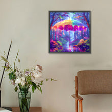 Load image into Gallery viewer, Colorful Umbrellas In The Forest 30*30CM(Canvas) Full Round Drill Diamond Painting
