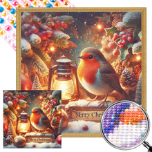 Load image into Gallery viewer, Christmas Bird 40*40CM(Picture) Full AB Round Drill Diamond Painting
