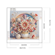 Load image into Gallery viewer, Sun Paper Flower Vase 30*30CM(Canvas) Partial Special Shaped Drill Diamond Painting
