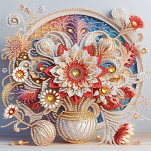 Load image into Gallery viewer, Sun Paper Flower Vase 30*30CM(Canvas) Partial Special Shaped Drill Diamond Painting
