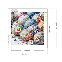 Load image into Gallery viewer, Floral Easter Eggs Pile 30*30CM(Canvas) Partial Special Shaped Drill Diamond Painting
