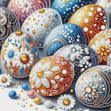 Load image into Gallery viewer, Floral Easter Eggs Pile 30*30CM(Canvas) Partial Special Shaped Drill Diamond Painting
