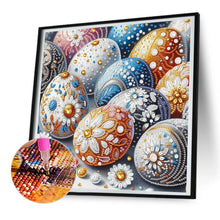 Load image into Gallery viewer, Floral Easter Eggs Pile 30*30CM(Canvas) Partial Special Shaped Drill Diamond Painting
