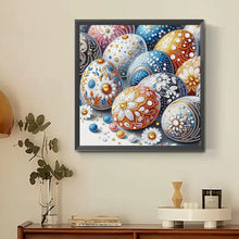 Load image into Gallery viewer, Floral Easter Eggs Pile 30*30CM(Canvas) Partial Special Shaped Drill Diamond Painting
