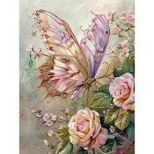 Load image into Gallery viewer, Butterfly 30*40CM(Canvas) Full Round Drill Diamond Painting
