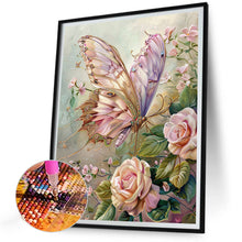 Load image into Gallery viewer, Butterfly 30*40CM(Canvas) Full Round Drill Diamond Painting
