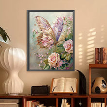 Load image into Gallery viewer, Butterfly 30*40CM(Canvas) Full Round Drill Diamond Painting
