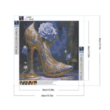 Load image into Gallery viewer, Rose High Heels 40*40CM(Canvas) Full Round Drill Diamond Painting
