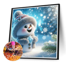 Load image into Gallery viewer, Snowman 30*30CM(Canvas) Full Round Drill Diamond Painting
