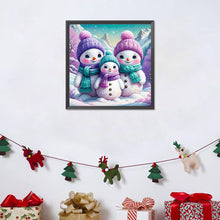 Load image into Gallery viewer, Snowman 30*30CM(Canvas) Full Round Drill Diamond Painting
