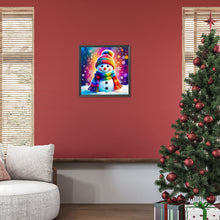 Load image into Gallery viewer, Snowman 30*30CM(Canvas) Full Round Drill Diamond Painting
