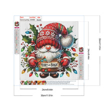 Load image into Gallery viewer, Christmas Gnome 30*30CM(Canvas) Full Round Drill Diamond Painting
