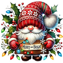 Load image into Gallery viewer, Christmas Gnome 30*30CM(Canvas) Full Round Drill Diamond Painting
