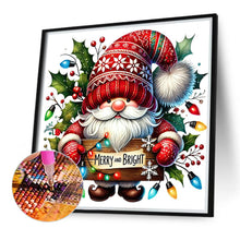 Load image into Gallery viewer, Christmas Gnome 30*30CM(Canvas) Full Round Drill Diamond Painting
