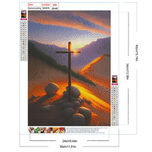 Load image into Gallery viewer, Desert Cross 30*40CM(Canvas) Full Round Drill Diamond Painting
